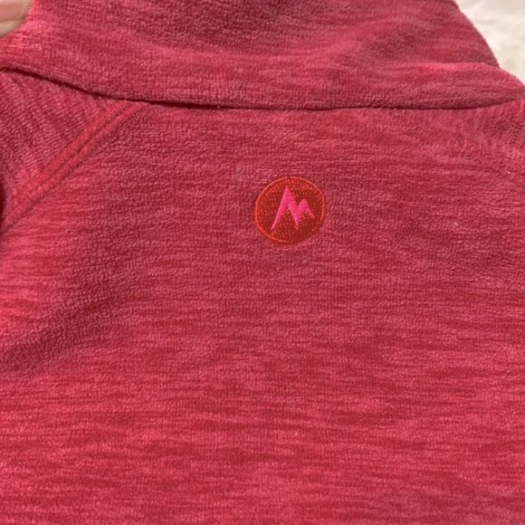 🟢3 for $20—/MARMOT Fleece Jacket exposed orange zip closure zip pockets girl - Picture 7 of 10